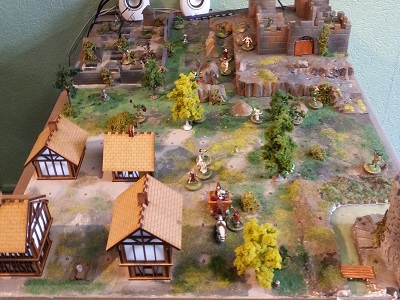 figurine 1/72 moyen age