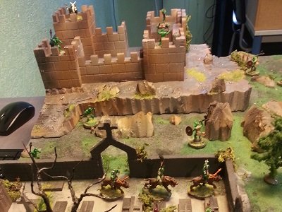 figurine 1/72 moyen age